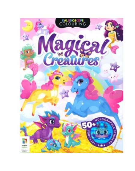 Kaleidoscope Sticker Colouring Magical Creatures