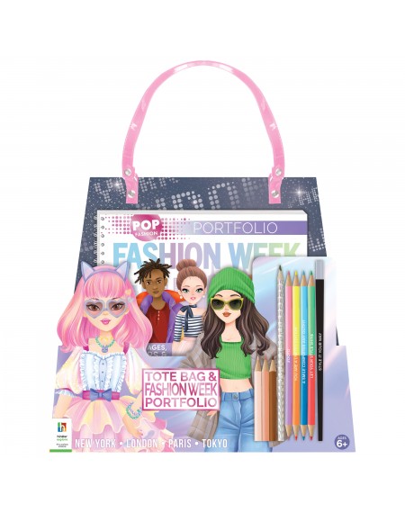 Pop Fashion Fashion Week Tote Bag and Portfolio