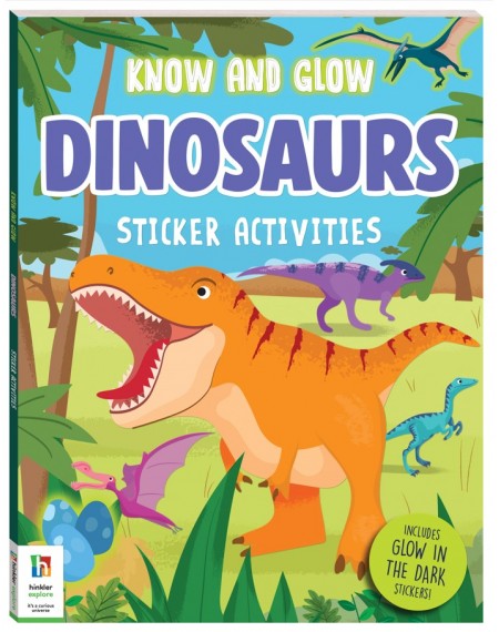Know And Glow : Dinosaurs Sticker Activities (Revised)