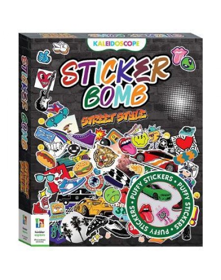 Kaleidoscope Sticker Bomb Street Style