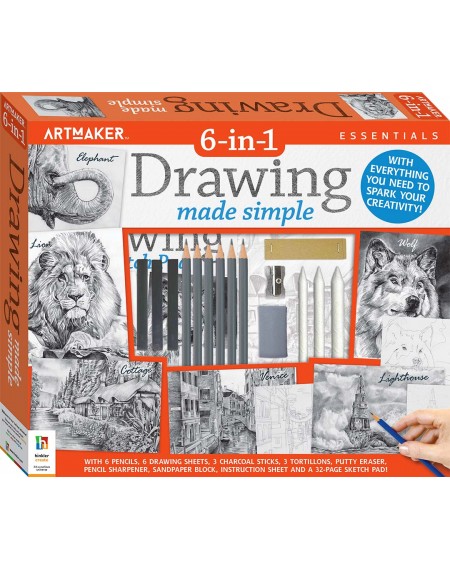 Art Maker Essentials : 6-in-1 Drawing Kit