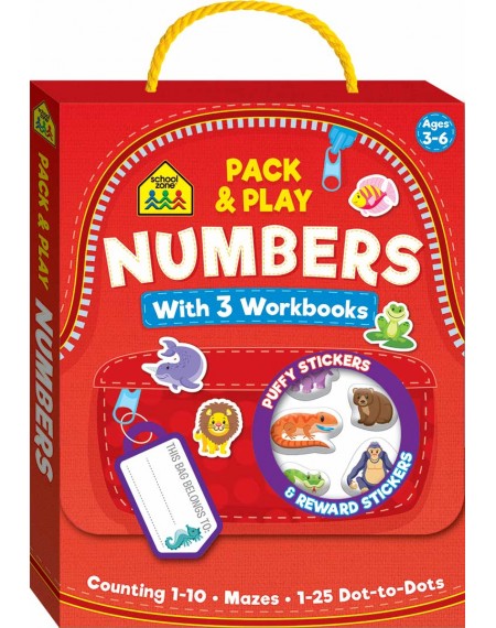 School Zone Pack & Play Satchel: Numbers