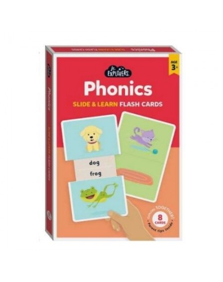 Junior Explorers Phonics Slide & Learn Flash Cards 2024