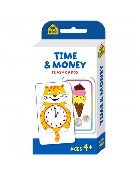 School Zone Time & Money Flash Cards