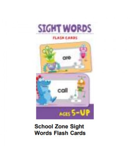 School Zone Sight Words Flash Cards