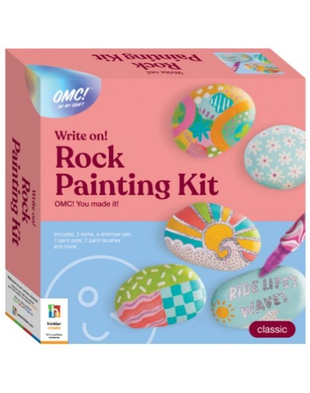 OMC! Write On! Rock Painting Kit