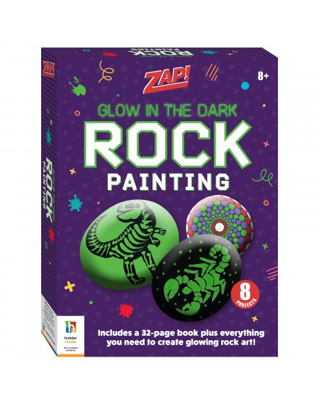 Zap! Glow-in-the-Dark Rock Painting