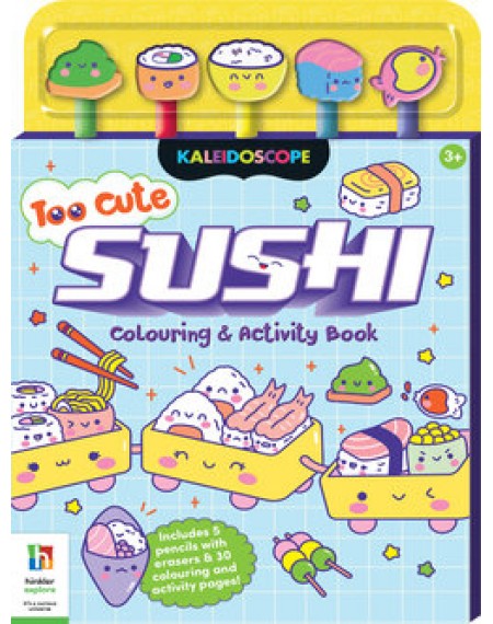 Too Cute Sushi Colouring And Activity Book