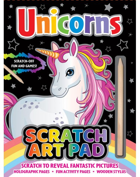 Unicorns Scratch Art Pad