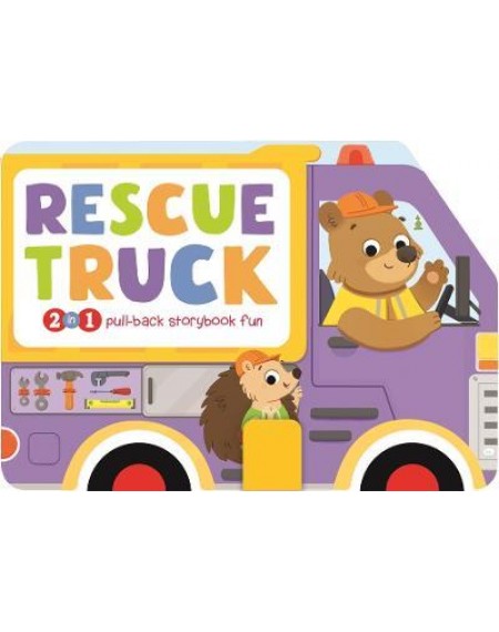 Pull Back Book : Rescue Truck