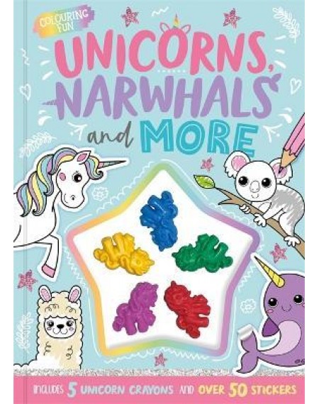 Shaped Crayon Bumper : Unicorns, Narwhals and More
