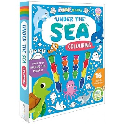 Colouring Book with Crayons