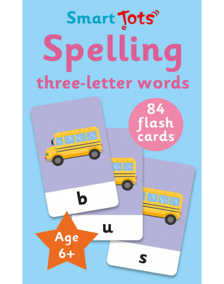 Smart Tots Flash Cards Spelling - Three-letter-words