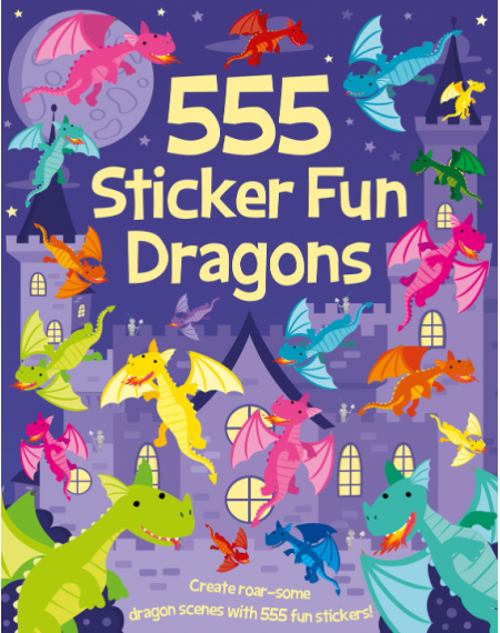 555 Sticker Fun : Dragons