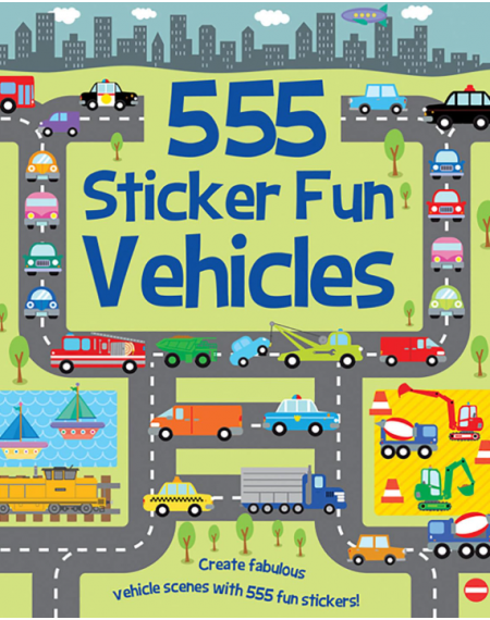 555 Sticker Fun : Vehicles