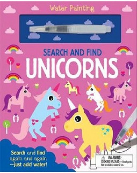 Search And Find Unicorns Water Painting