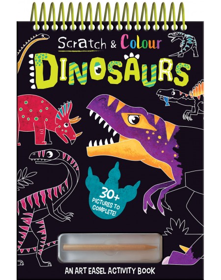 Scratch And Colour : Dinosaurs