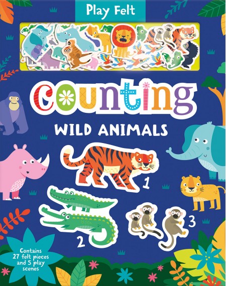 Soft Felt Play : Counting Wild Animals