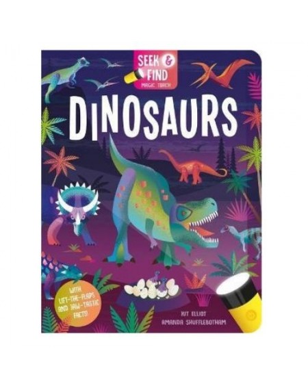 Seek And Find Magic Torch Book : Dinosaurs