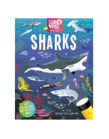 Seek And Find Magic Torch Book : Sharks