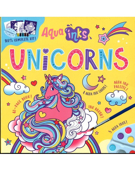 Aqua Inks Unicorns