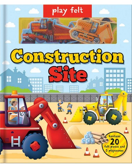 Soft Felt Play Books Construction Site