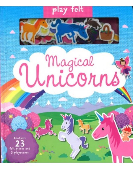 Soft Felt Play Books Magical Unicorns