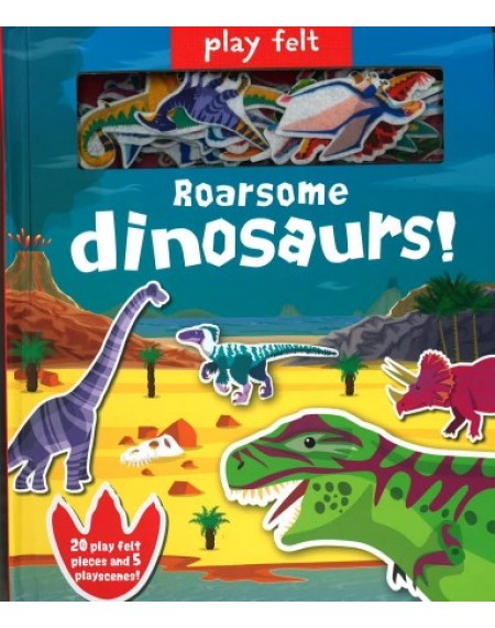 Soft Felt Play Books Roarsome Dinosaurs