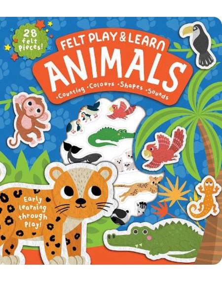 Touchy Feely Felt Play and Learn Animals