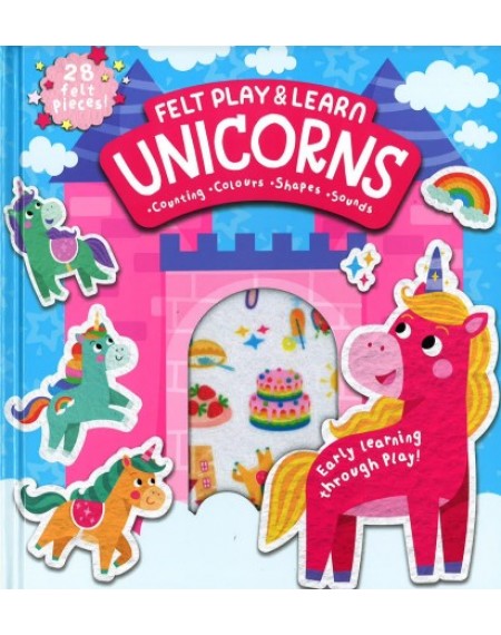 Touchy Feely Felt Play and Learn Unicorns