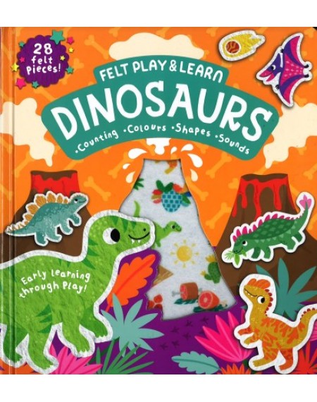 Touchy Feely Felt Play and Learn Dinosaurs