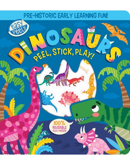 Easy Peely Dinosaurs - Peel, Stick, Play!