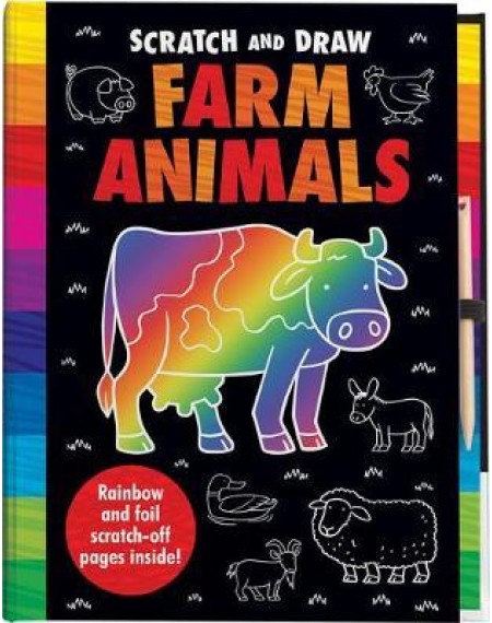 Scratch And Draw Farm Animals