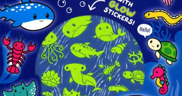 Sea Animal Glow in the Dark Stickers – The Paper Mouse