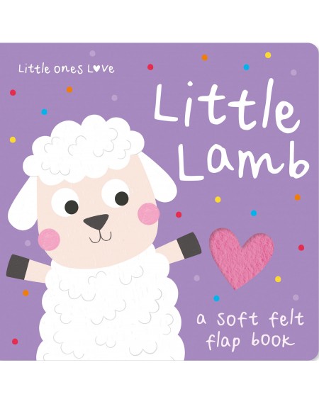 Little Ones Love Felt Flap Baby Board Books : Little Lamb