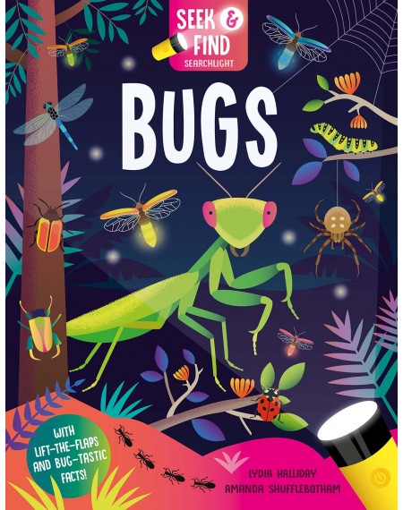 Seek And Find Magic Torch Book : Bugs