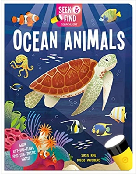 Seek And Find Magic Torch Book : Ocean Animals