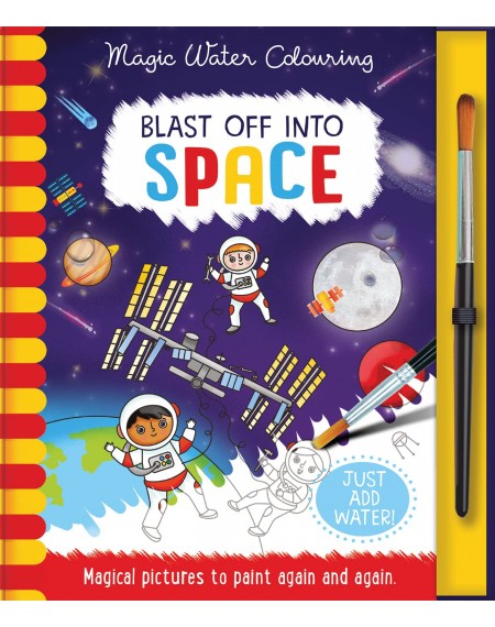 Magic Water Colouring: Blast Off Into Space