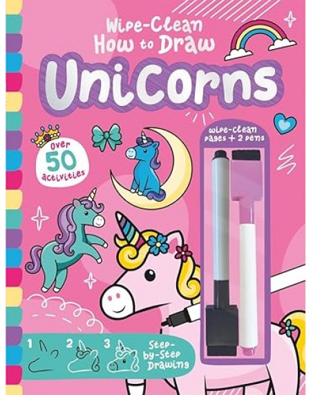 Wipe Clean How to Draw: Unicorns