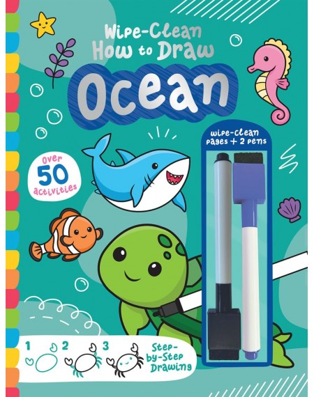 Wipe Clean How to Draw: Ocean