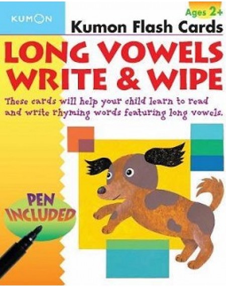 Flash Cards : Long Vowels Write & Wipe