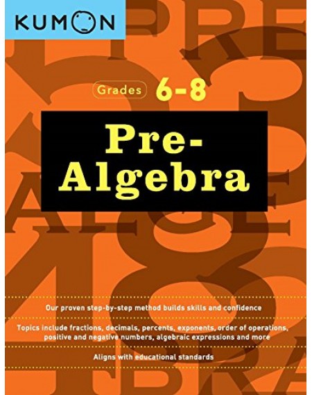 Pre-Algebra Workbook : Grade 6 - 8