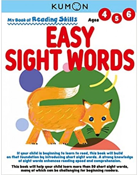 My Book Of Reading Skills : Easy Sight Words