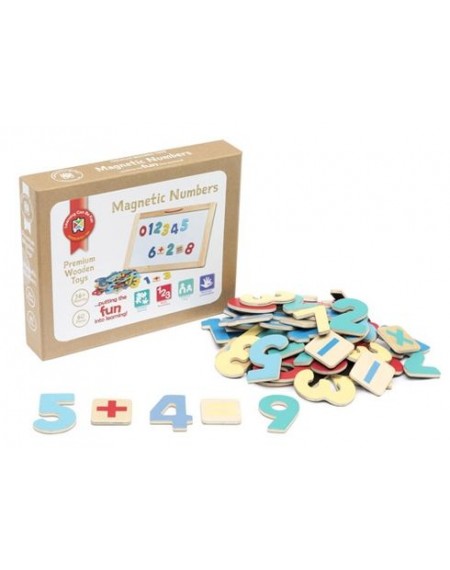 Premium Wooden Toys : Magnetic Numbers