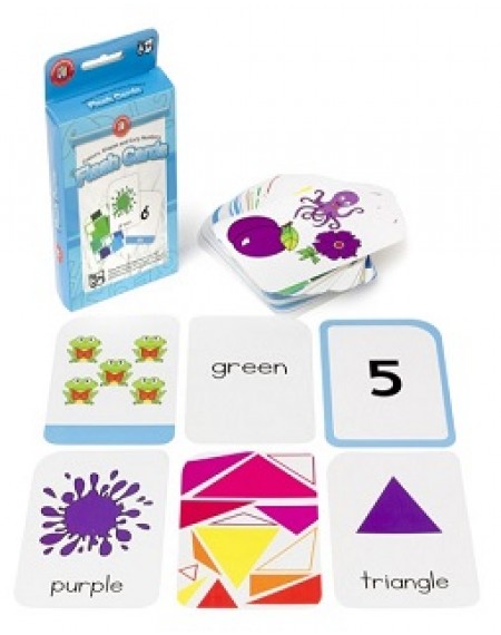Write and Wipe Colour, Shape & Number Flash Cards