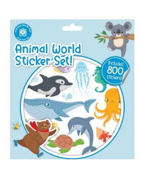 Animal World Sticker Set!