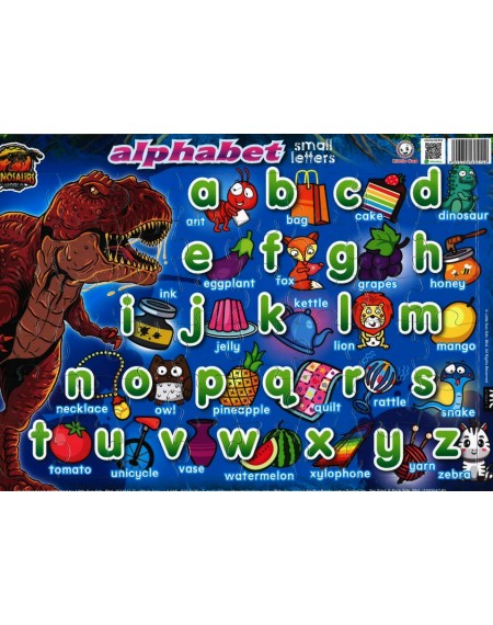 PZ Dino World Let's Learn Alphabet Small Letters