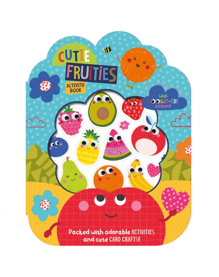 Googly-Eye Stickers Cutie Fruities Activity Book