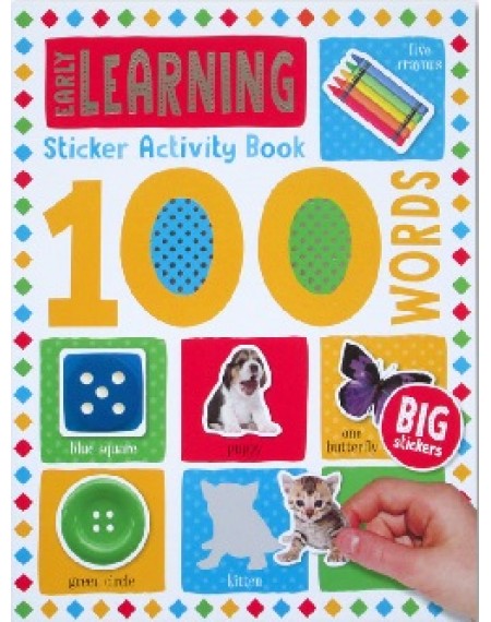 100 Words Sticker Activity Book  : Early Learning