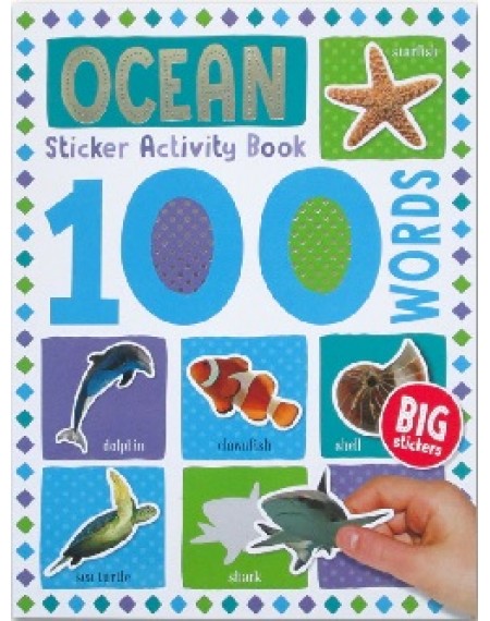 100 Words Sticker Activity Book  : Ocean